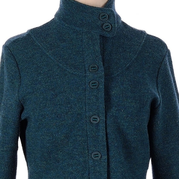 Ibex EUC Merino Wool.Carrie Jacket Teal S 6 - Picture 8 of 8